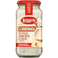 leggo's pasta sauce carbonara 490g