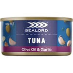 sealord sensations tuna olive oil & garlic 185g