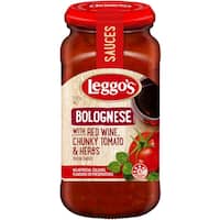leggo's bolognese pasta sauce red wine tomato & herbs 500g