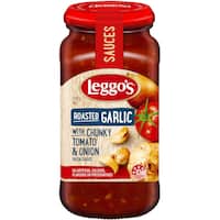 leggo's pasta sauce roasted garlic tomato & onion 500g