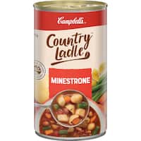 campbells country ladle canned soup minestrone 495g