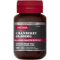 red seal high strength bladder care cranberry 60,000mg 30pk