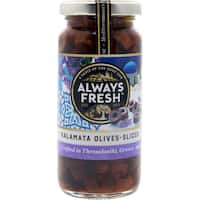 always fresh olives kalamata sliced 220g