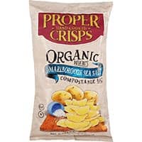 proper crisps potato chips sea salt organic 150g