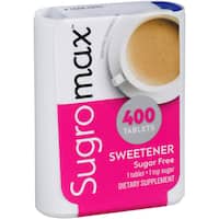 sugromax sugar substitute sweetener tablets 400pk