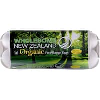 wholesome organic eggs 10pk