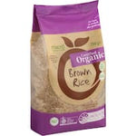 macro organic brown rice medium grain 750g