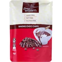 sweet william choc chips baking 150g