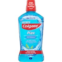 colgate plax antibacterial mouthwash rinse peppermint 1L