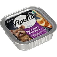 apollo dog food succulent chicken 100g