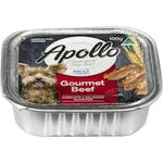 apollo dog food gourmet beef 100g