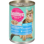 smitten adult cat food seafood basket 400g