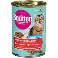 smitten cat food beef mince 400g