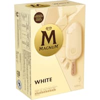 streets magnum ice cream on stick white chocolate 4pk