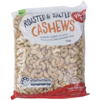 countdown cashews roasted salted 750g