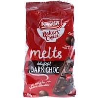 nestle bakers choice choc melts delightful dark 290g