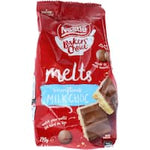 nestle bakers choice choc melts scumptious milk 290g