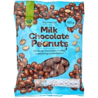 countdown chocolate peanuts milk choc 180g