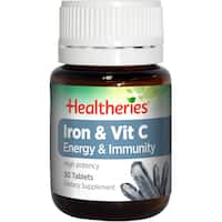 healtheries iron & vitamin c  30pk