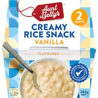 aunt bettys creamed rice vanilla 240g 2pk