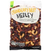 countdown snack mix cranberry nut medley 500g