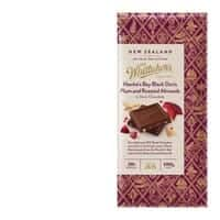 whittakers artisan collection chocolate block black doris plum & almond 100g