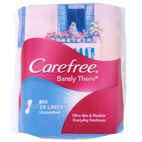 Carefree Barely There Unscented Liners 24pk