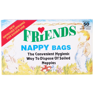 Friends Odourised Nappy Bags 50ea