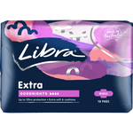 Libra Extra Goodnights Pads With Wings 10pk