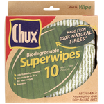 Chux Biodegradable Superwipes Cloth 10pk