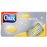 Chux Soapy Steel Wool Pads 5pk