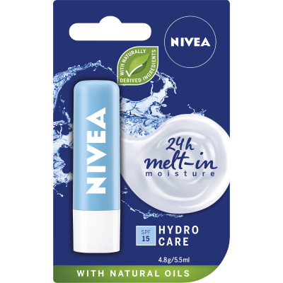 Nivea Hydro Care SPF15 Lip Balm 4.8g