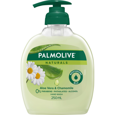 Palmolive Naturals Softening Aloe Vera & Chamomile Liquid Hand Wash Pump 250ml