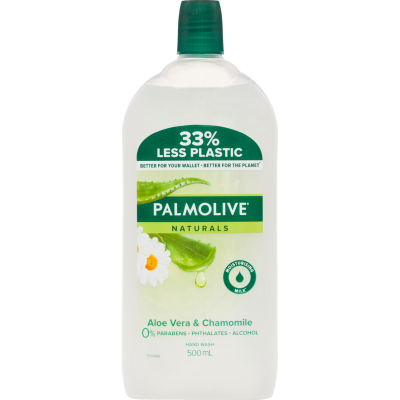 Palmolive Naturals Aloe Vera & Chamomile Hand Wash Refill 500ml