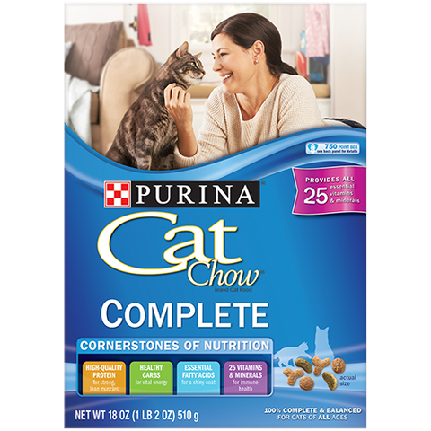 Purina Cat Chow Complete & Balanced Cat Food 510g