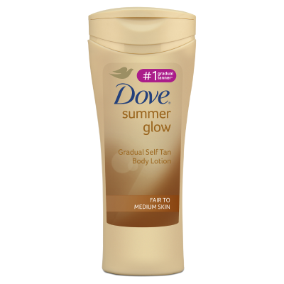 Dove Summerglow Fair To Medium Skin Gradual Self Tan Body Lotion 250ml