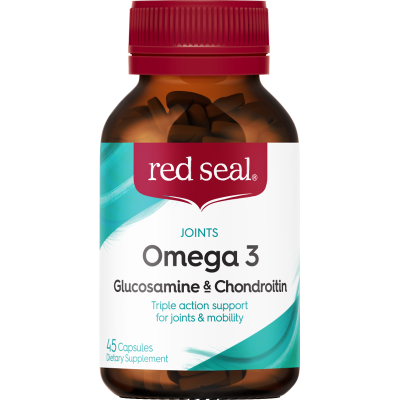 Red Seal Omega 3 Glucosamine & Chondroitin Capsules 45pk