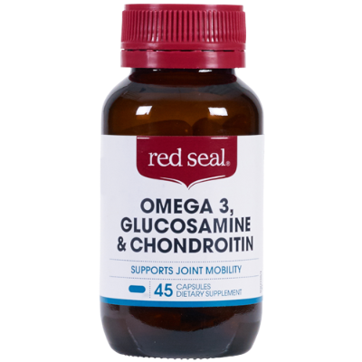 Red Seal Omega 3 Glucosamine & Chondroitin Capsules 45ea