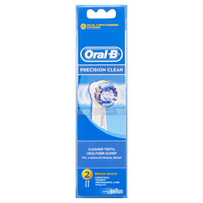 Oral-B Precision Clean Replacement Brush Heads 2pk