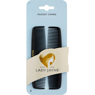 Lady Jayne Pocket Combs 2ea