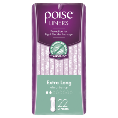 Poise Liners Extra Long 22ea