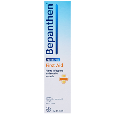 Bepanthen First Aid Antiseptic Cream Minor Wounds 30g