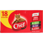 Chef Loaf Style Mixed Cat Food 18pk