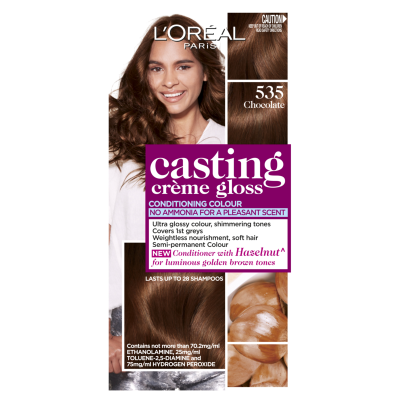 L'Oreal Paris Casting Creme Gloss 535 Chocolate Hair Colour ea
