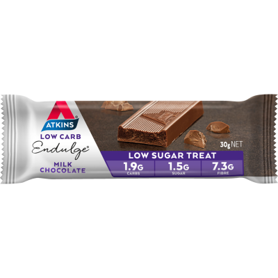 Atkins Endulge Milk Chocolate Low Carb Bar 30g