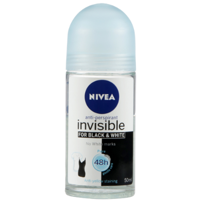 Nivea Invisible For Black & White Pure Deodorant 50ml