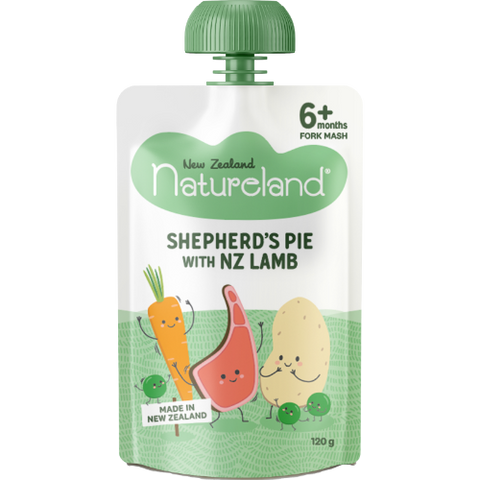 Natureland Shepherd's Pie With NZ Lamb 6+ Months 120g
