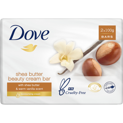 Dove Shea Butter Beauty Cream Bar 2 x 100g
