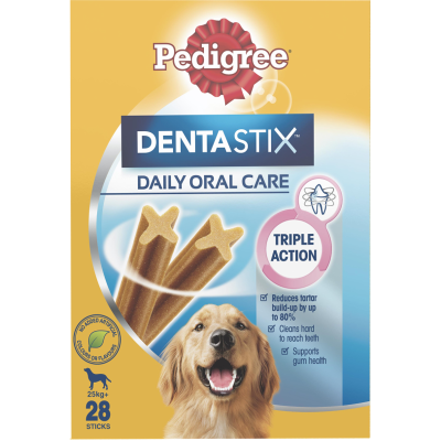 Pedigree Dentastix Large Dog Daily Oral Care Dog Treats 28ea