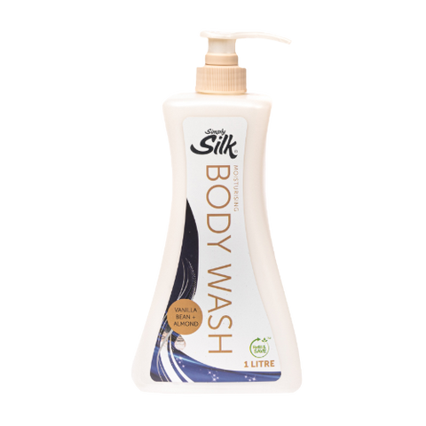 Simply Silk Vanilla Bean + Almond Body Wash 1l